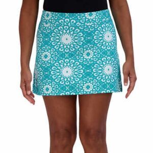 Colorado Clothing Tranquility Active Stretch Skort Size Medium Blue Mandala